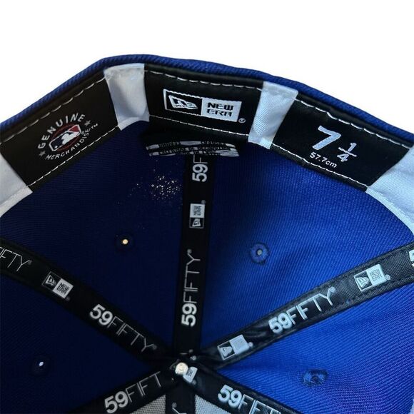 New Era 59FIFTY NY Mets 1986 World Series Sidepatch Fitted Hat 7 1/4 - Picture 7 of 7